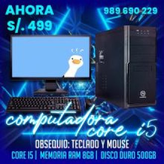 DESCUENTO EN COMPUTADORA CORE I5
